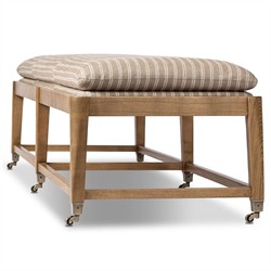 Eleanor Rodin Sand Stripe Accent Bench|