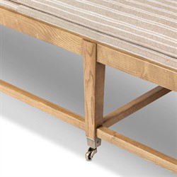 Eleanor Rodin Sand Stripe Accent Bench|