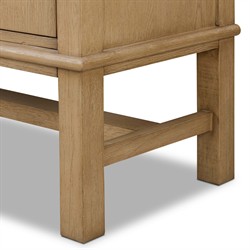 Fairview Coastal Beach Light Wash Oak Media Console - 92"|