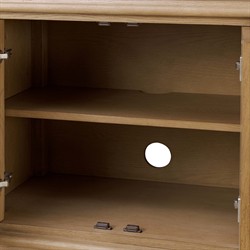 Fairview Coastal Beach Light Wash Oak Media Console - 92"|