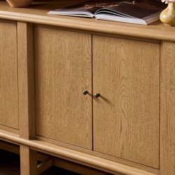 Fairview Coastal Beach Light Wash Oak Media Console - 92"|