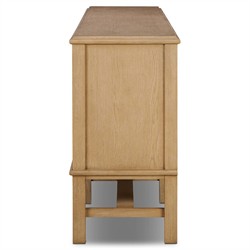 Fairview Coastal Beach Light Wash Oak Media Console - 92"|