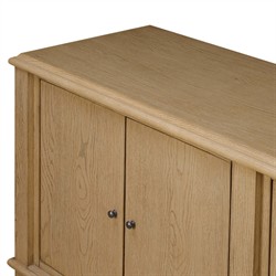 Fairview Coastal Beach Light Wash Oak Media Console - 92"|