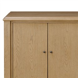 Fairview Coastal Beach Light Wash Oak Media Console - 92"|