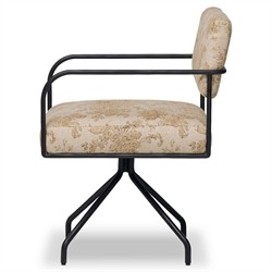 Faryn Modern Classic Beige Printed Office Chair|