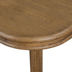 Bonnie Rustic Lodge Brown Oak Extendable Dining Table - 78-98"|