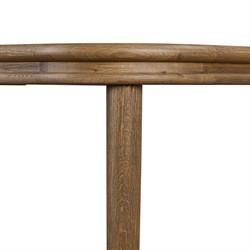 Bonnie Rustic Lodge Brown Oak Extendable Dining Table - 78-98"|