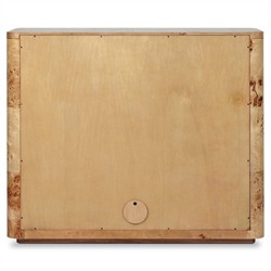 Mullins Modern Classic Natural Burl Small Media Cabinet - 42"|