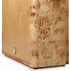 Mullins Modern Classic Natural Burl Small Media Cabinet - 42"|