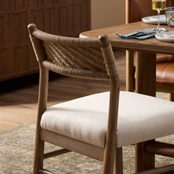 Raynor Coastal Beach Natural Wood Dining Chair|