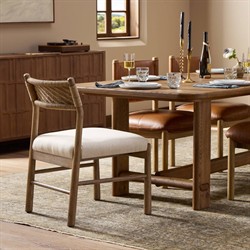Raynor Coastal Beach Natural Wood Dining Chair|