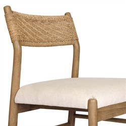 Raynor Coastal Beach Natural Wood Dining Chair|