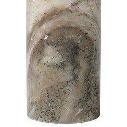 Zayden Modern Classic Beige Onyx End Table|