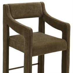 Makari Modern Classic Green Counter Stool|