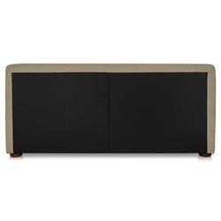 Imran Modern Classic Beige Textured Storage Bed - Queen|