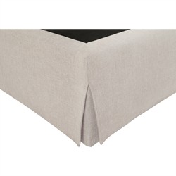 Kershaw Updated Traditional Cream Wingback Storage Bed - Queen|