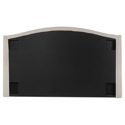 Kershaw Updated Traditional Cream Wingback Storage Bed - Queen|