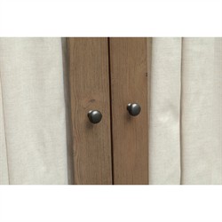 Lillia Updated Traditional Brown Wood Cabinet|