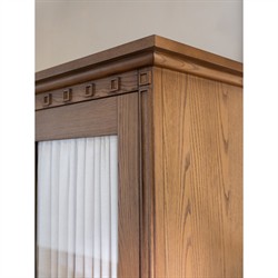 Lillia Updated Traditional Brown Wood Cabinet|