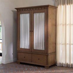 Lillia Updated Traditional Brown Wood Cabinet|