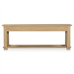 Maurice Coastal Beach Natural Oak Console Table|