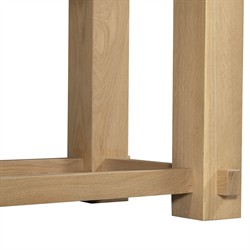 Maurice Coastal Beach Natural Oak Console Table|