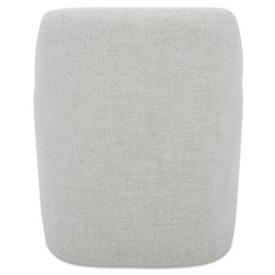 Maise Modern Classic White Caster Dining Chair|