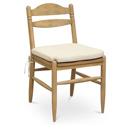 Talise Updated Traditional Brown Wood Dining Chair - Set of 2|
