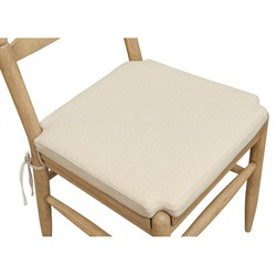 Talise Updated Traditional Brown Wood Dining Chair - Set of 2|