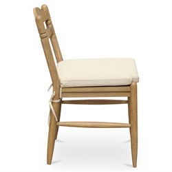 Talise Updated Traditional Brown Wood Dining Chair - Set of 2|