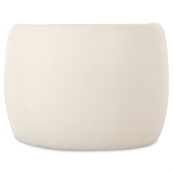 Raye Modern Classic Cream Curved Outdoor Lounge Chair|