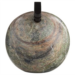 Milo Modern Green Jungle Marble Globe Sculpture|