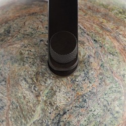 Milo Modern Green Jungle Marble Globe Sculpture|