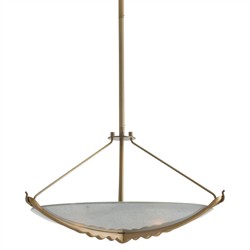 Karlsen Modern Frosted Glass Disc Semi Flush Mount|