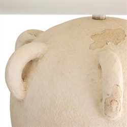 Neela Traditional Tuscan Wash Terracotta Urn Table Lamp|