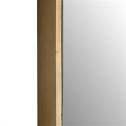 Lennox Modern Classic Antique Brass Suspended Wall Mirror|