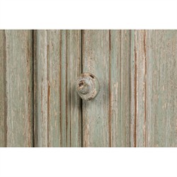 Callow French Country Distressed Sage Green Pine Wood Sideboard|