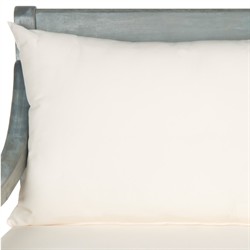 Clara French Country Ash Grey Acacia Outdoor Daybed|