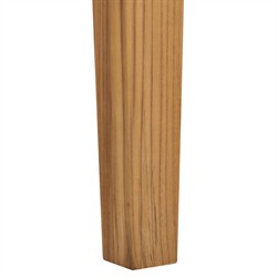 Camila Coastal Beach Natural Teak Rectangular Outdoor Coffee Table|