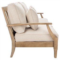 Camila Coastal Beach Beige Outdoor Sofa - 82"|