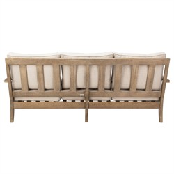 Camila Coastal Beach Beige Outdoor Sofa - 82"|