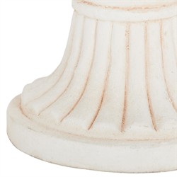 Romy French Country Off White Round Outdoor Pot Planter|