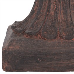 Elodie French Country Brown Round Outdoor Pot Planter|