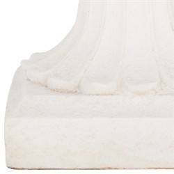 Elodie French Country Off White Round Outdoor Pot Planter|