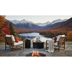 Vaterra Traditional Cream Upholstered Woven Rattan Brown Teak Outdoor Lounge Chair|