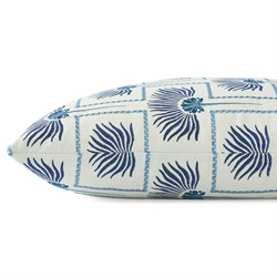 Vera Santorini Blue Throw Pillow - 22x22|