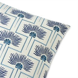 Vera Santorini Blue Throw Pillow - 22x22|