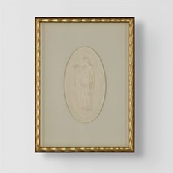 Nora Traditional Intaglio Soft Grey Mixed Media 2 - 5.5x10.5|