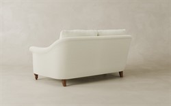 Amelie Cocoa Leather Loveseat - 72"|