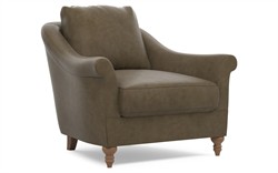 Amelie Sable Leather Chair|